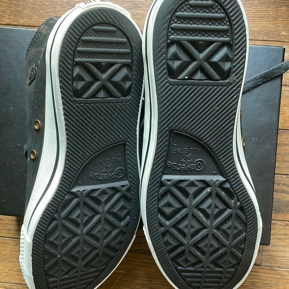 Copper and Black Converse - Picture 3 of 6